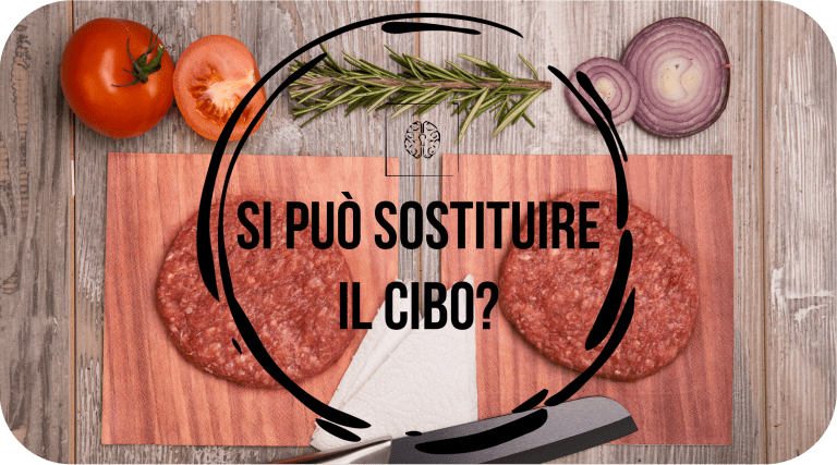 Si può sostituire il cibo?