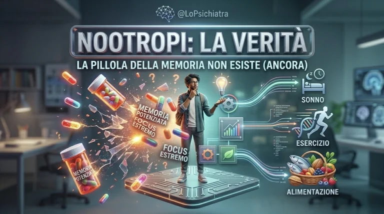 Nootropi: Funzionano Davvero? La Verit&agrave; Scientifica sul Potenziamento Cognitivo